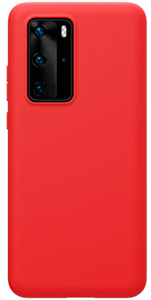 Back panel cover Evelatus Samsung Galaxy A41 Nano Silicone Case Soft Touch TPU Red