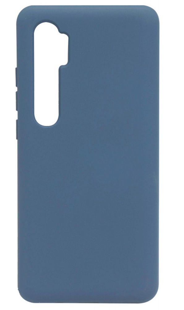 Back panel cover Evelatus Xiaomi Xiaomi Mi Note 10 Lite Nano Silicone Case Soft Touch TPU Blue
