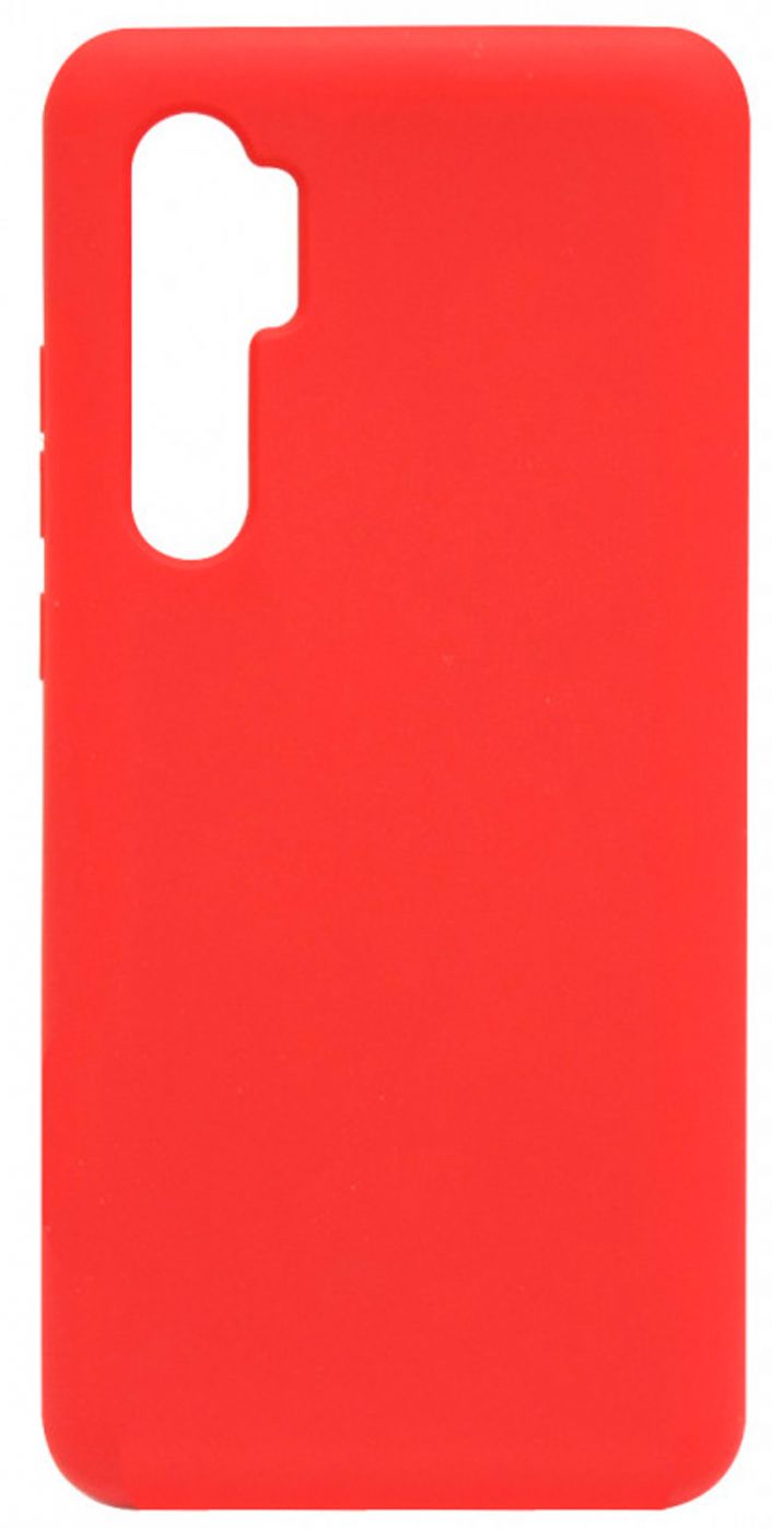 Back panel cover Evelatus Xiaomi Xiaomi Mi Note 10 Lite Soft Touch Silicone Red