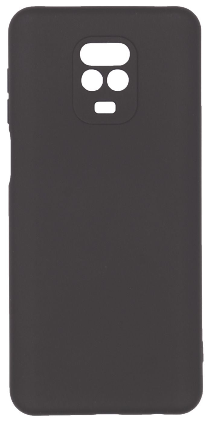 Back panel cover Evelatus Xiaomi Xiaomi Redmi Note 9 Pro / Redmi Note 9S Nano Silicone Case Soft Touch TPU Black