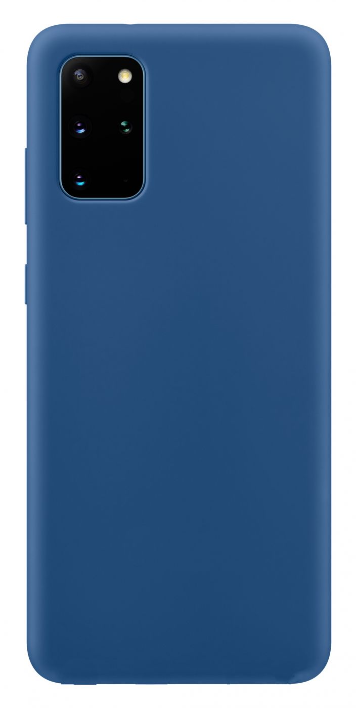Back panel cover Evelatus Samsung Galaxy S20 Nano Silicone Case Soft Touch TPU Blue
