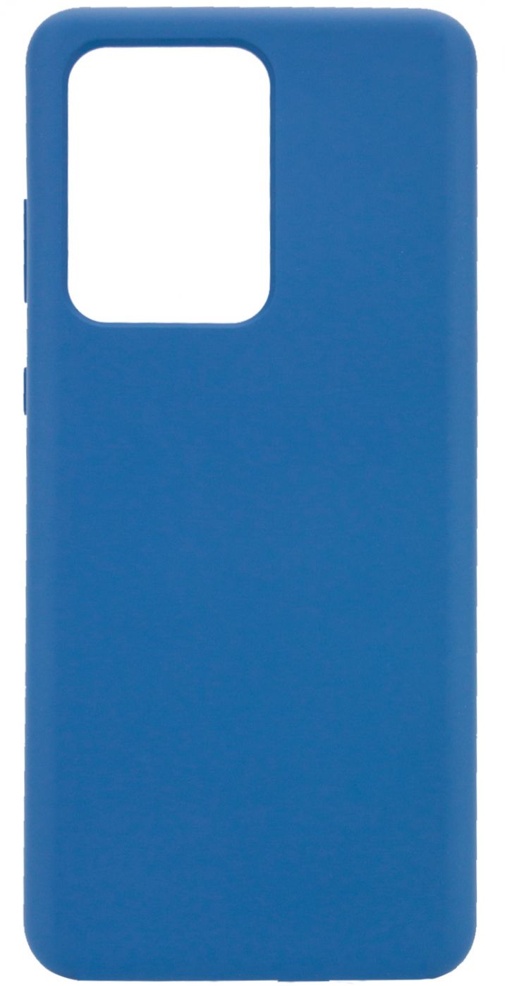 Back panel cover Evelatus Samsung Galaxy S20 Ultra Nano Silicone Case Soft Touch TPU Blue