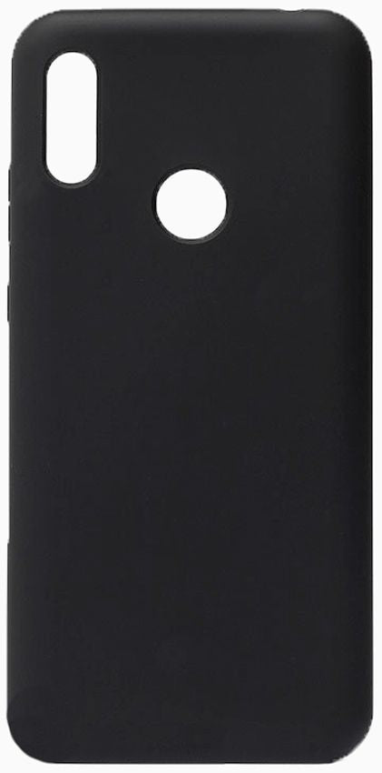 Back panel cover Evelatus Huawei Y6s 2019 Soft Touch Silicone Black