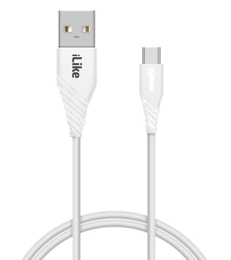 Cable iLike - iLike Charging Cable for Type-C ICT01 White