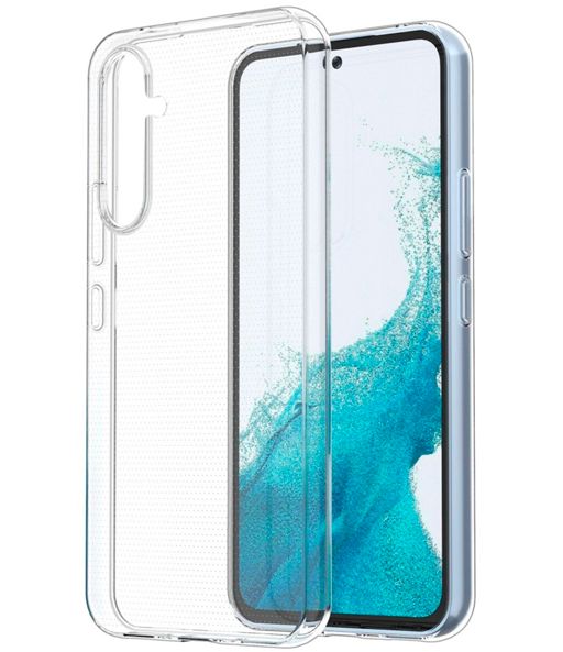 Back panel cover Evelatus Samsung Galaxy A54 Clear Silicone Case 1.5mm TPU Transparent