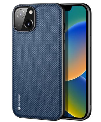 Tagakaaned Dux Ducis Apple iPhone 14 Fino case cover nylon-covered Blue