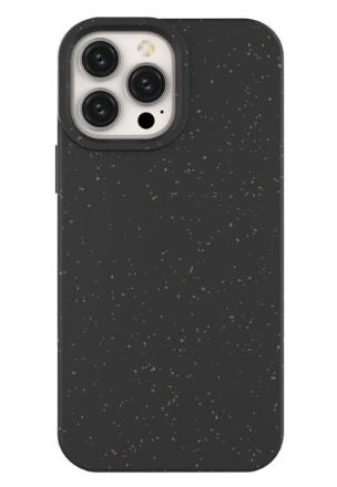 Back panel cover Eco Apple iPhone 14 Pro Max silicone degradable cover Black