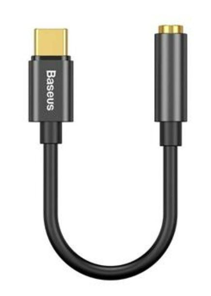 Üleminek Baseus  Type-C Male to 3.5mm Female Adapter L54 Black