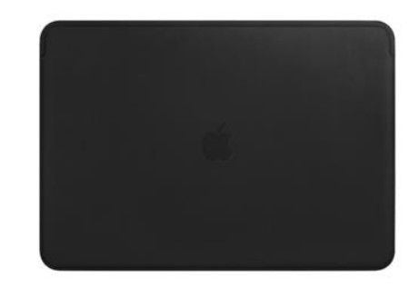 Laptop Bag Apple  Leather Sleeve for MacBook Pro 15 Black