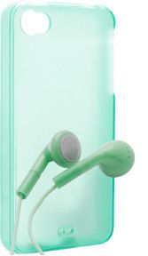 Tagakaaned Apple  iPhone 5 Venom Signature TPU Shell & Earphones Green