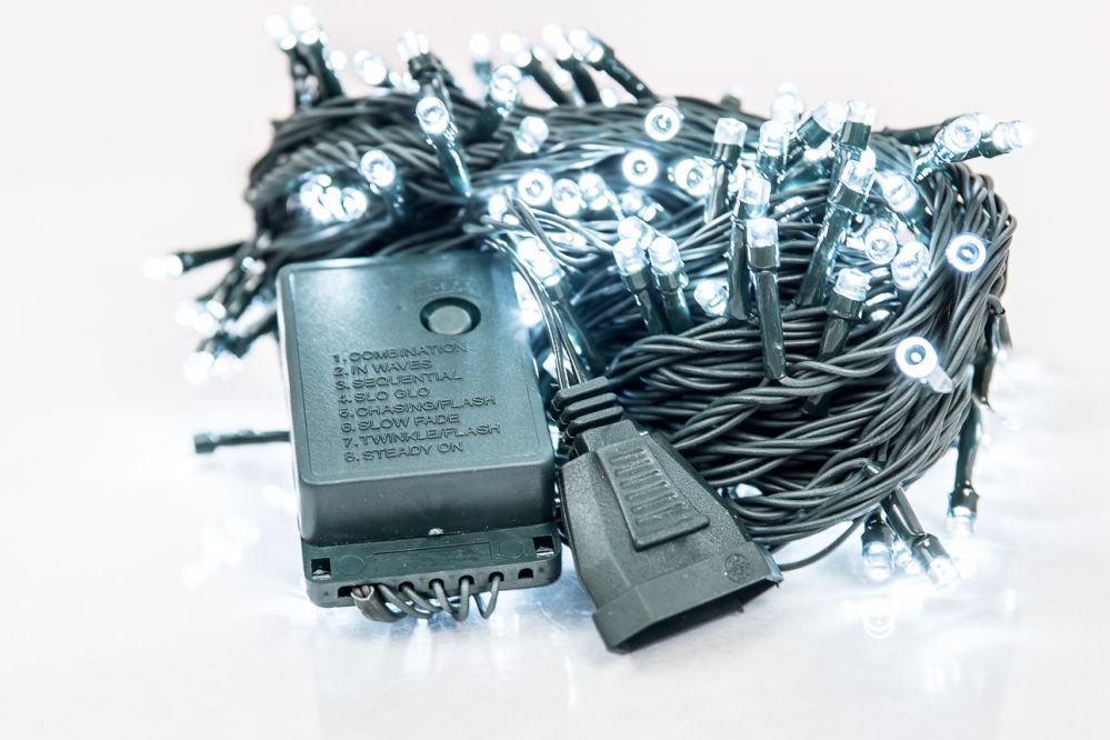 Гирлянда для помещений N/A  Ziemassvētku lampiņu virtene 300LED RS-113 20m. White