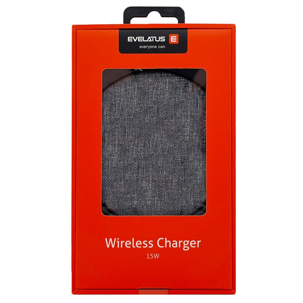 Wireless charger Evelatus - Evelatus Wireless Desk charger EWC04 Fabric