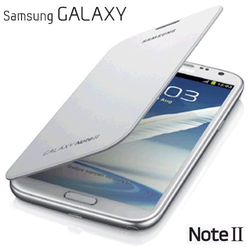 Чехол книжка Samsung  N7100 Galaxy Note2 EFC-1J9FWEG White