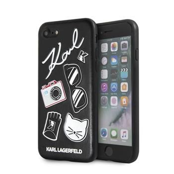 Back panel cover Karl Lagerfeld Apple iPhone 7/8/SE2020 Pins Hard Case Black Black
