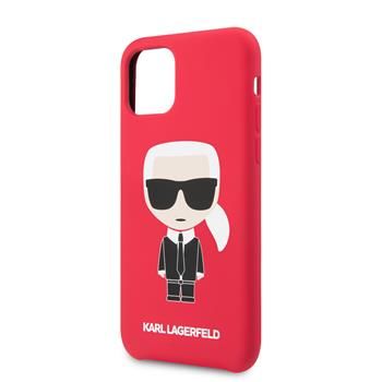 Back panel cover Karl Lagerfeld Apple iPhone 11 Pro Iconic Body Cover Red