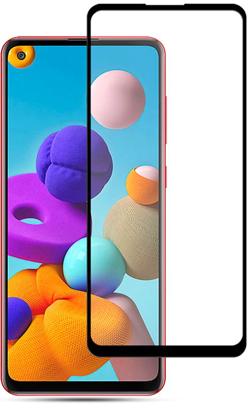 Protective glass iLike Samsung Samsung A21s 2.5D Black Frame Full Glue