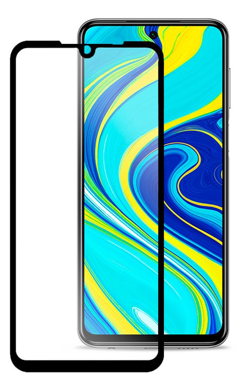Protective glass iLike Xiaomi Xiaomi Redmi Note 9 Pro / Redmi Note 9S Black Frame Full Glue