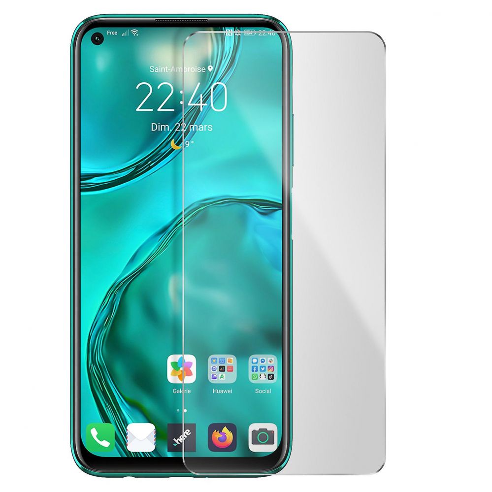 Protective glass iLike Huawei Huawei P40 Lite 0.33mm Flat Clear Glass