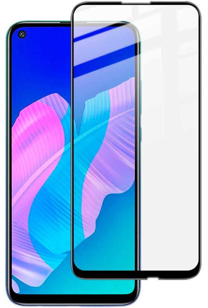 Protective glass iLike Huawei Huawei P40 Lite E 2.5D Black Frame Full Glue