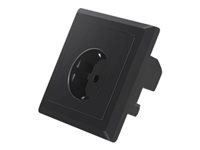 Power Supply Lanberg  LANBERG AC-WS01-USB2-F-B AC Wall Socket