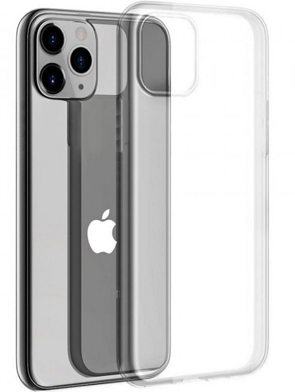 Back panel cover Evelatus Apple iPhone 12 Pro Max Clear Silicone Case 1.5mm TPU Transparent
