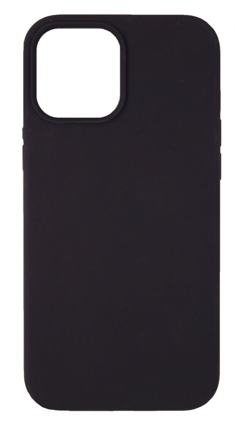 Back panel cover Evelatus Apple iPhone 12/12 Pro Nano Silicone Case Soft Touch TPU Black