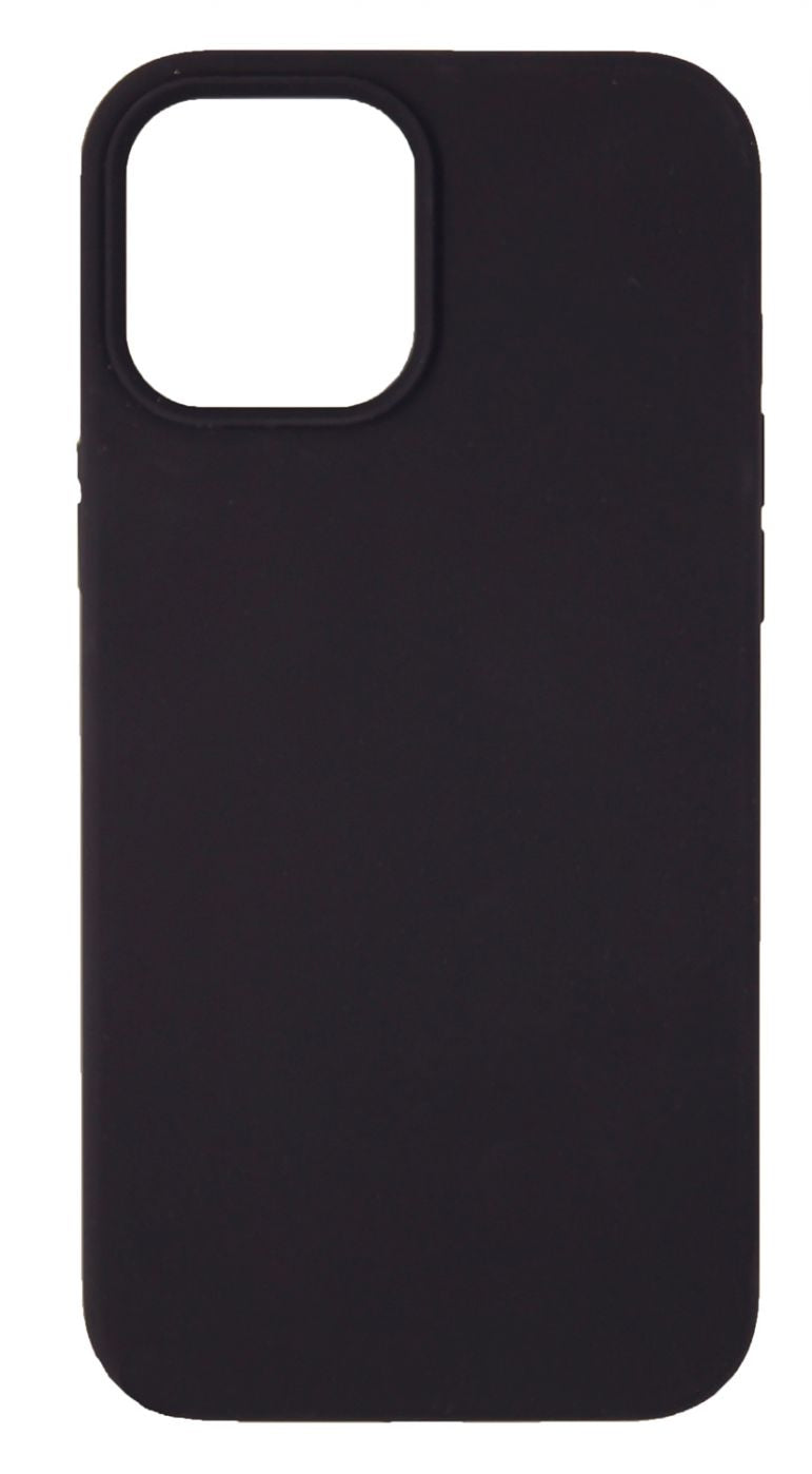 Back panel cover Evelatus Apple iPhone 12 Pro Max Nano Silicone Case Soft Touch TPU Black