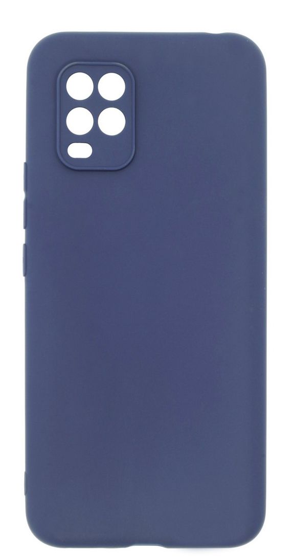 Back panel cover Evelatus Xiaomi Xiaomi Mi 10 Lite Soft Touch Silicone Blue
