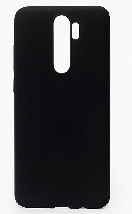 Back panel cover Evelatus Xiaomi Redmi 9 Soft Touch Silicone Black