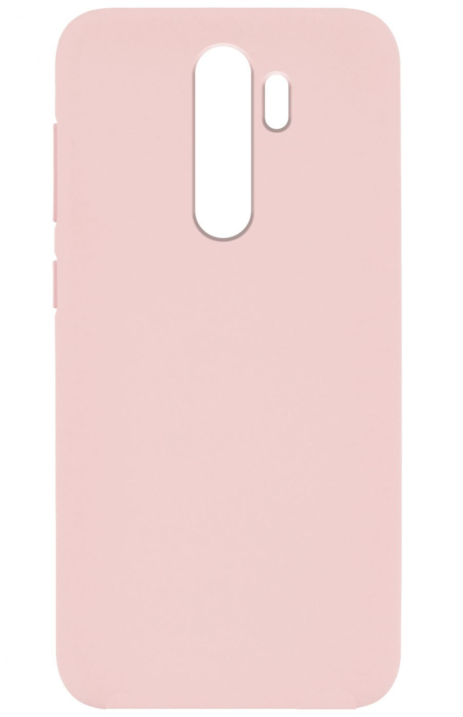 Back panel cover Evelatus Xiaomi Redmi 9 Soft Touch Silicone Beige