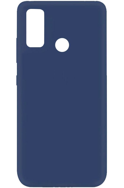 Back panel cover Evelatus Huawei P Smart 2020 Soft Touch Silicone Blue