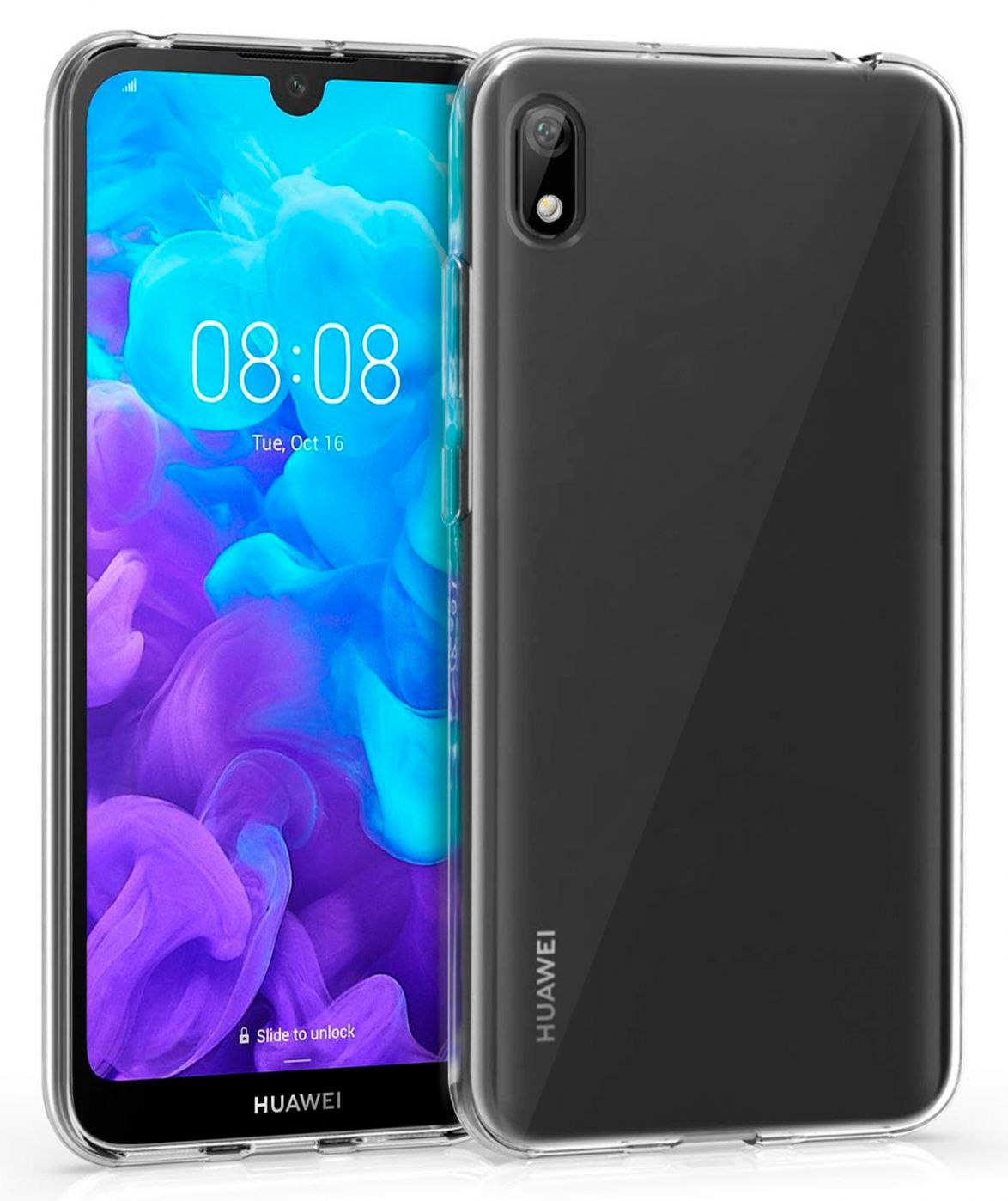 Back panel cover iLike Huawei Huawei Y5 2019 Slim Case Transparent