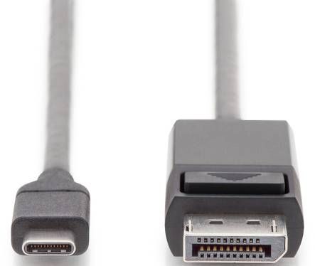 Monitori tarvik Digitus  USB Type-C adapter cable USB-C to DP, 2 m