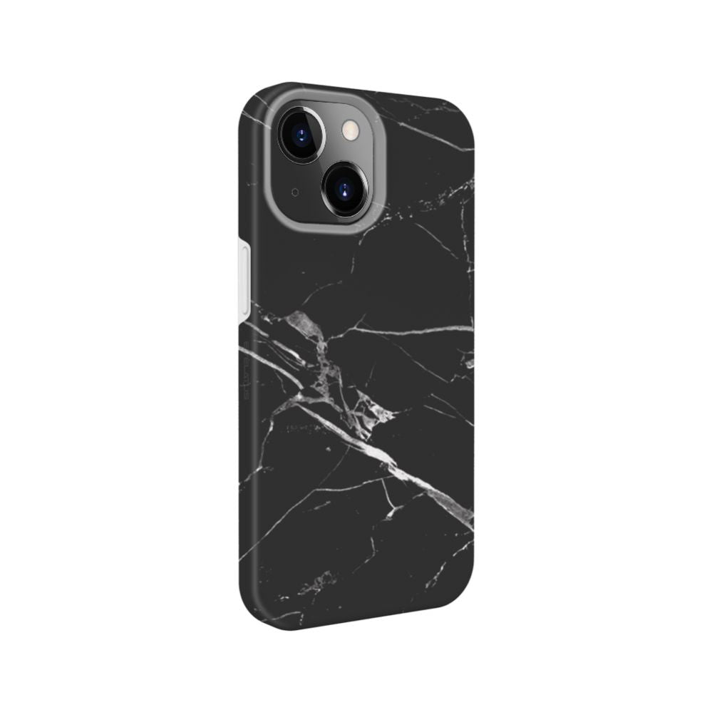 Back panel cover Evelatus Apple iPhone 14 Premium Silicone case Customized Print Black