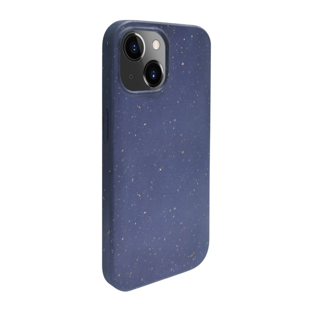 Чехол на заднюю панель iLike Apple iPhone 13 Silicone plastic case Eco Print Design Blue