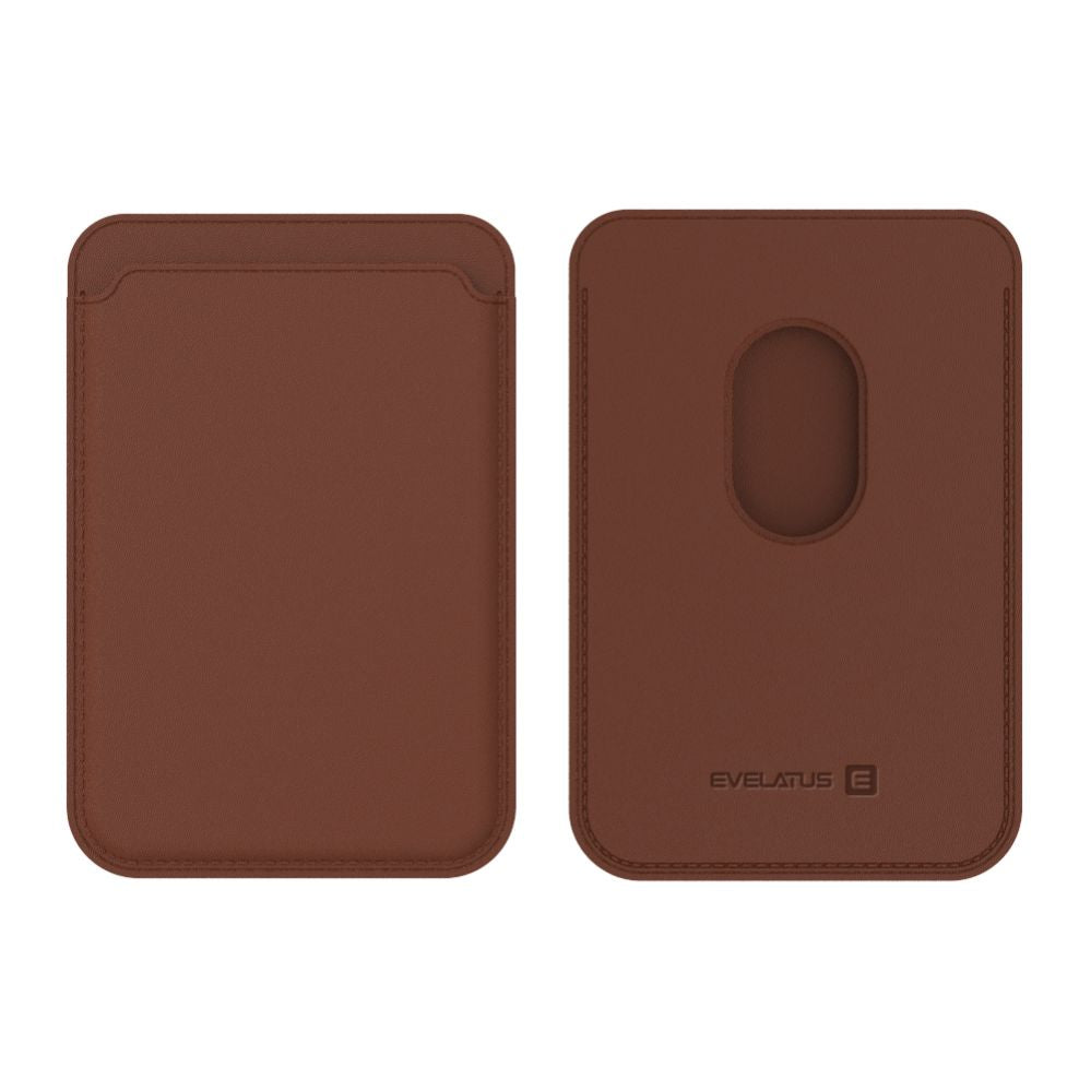 Чехол универсальный карман Evelatus Universal iPhone Genuine leather wallet with MagSafe Brown