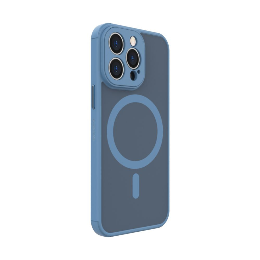 Чехол на заднюю панель Evelatus Apple iPhone 13 Pro Hybird Case Whith Magsafe and Camera Protection PC+TPU Light Blue