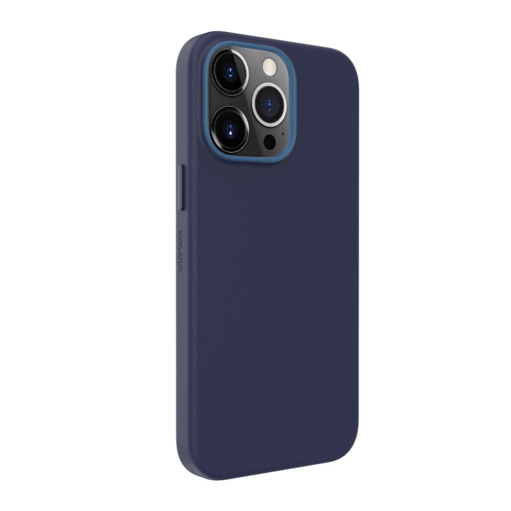 Чехол на заднюю панель Evelatus Apple iPhone 13 Pro Genuine Leather case with MagSafe Blue