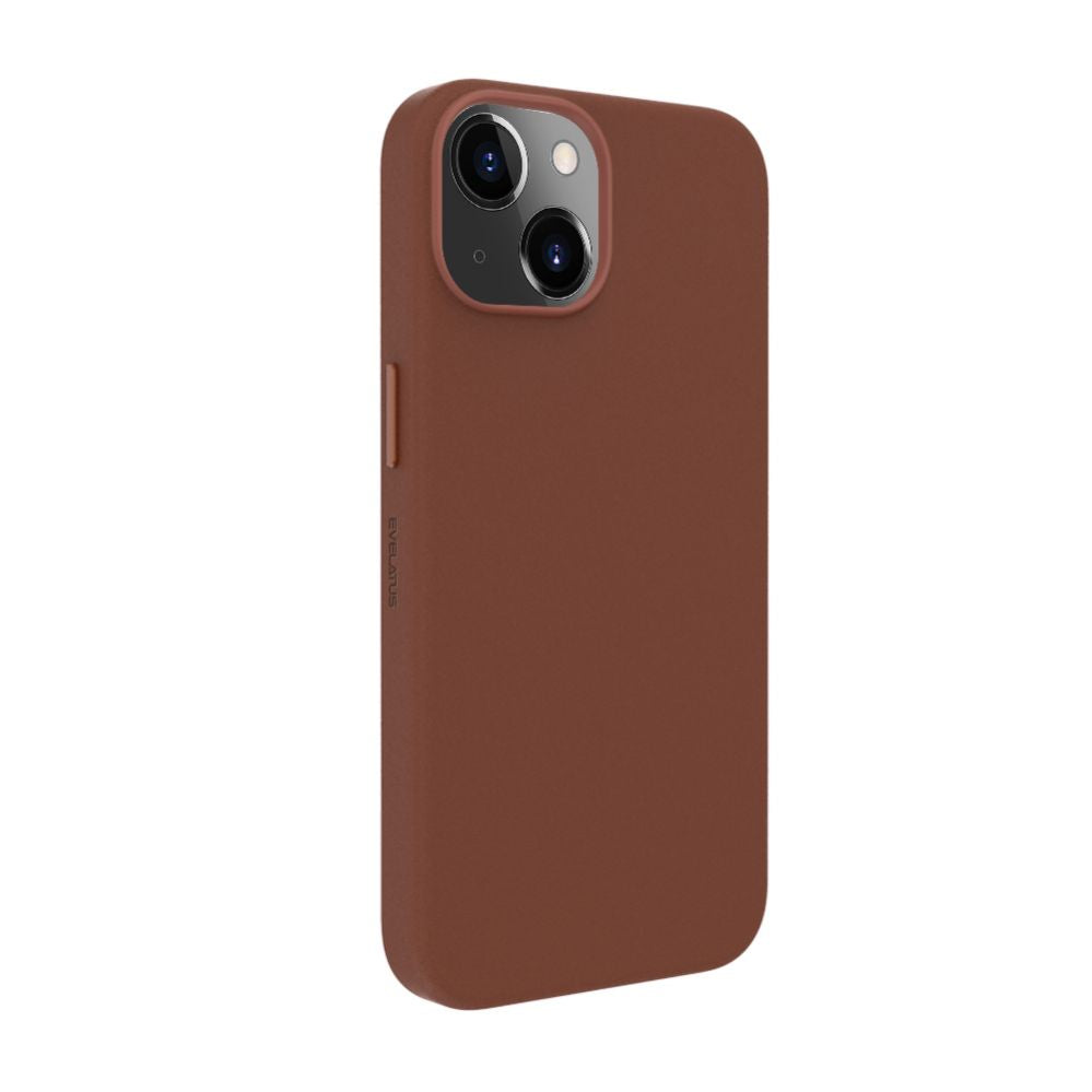 Чехол на заднюю панель Evelatus Apple iPhone 14 Genuine Leather case with MagSafe Brown