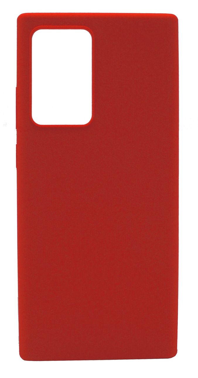 Back panel cover Evelatus Samsung Galaxy Note 20 Ultra Premium Soft Touch Silicone Case Red
