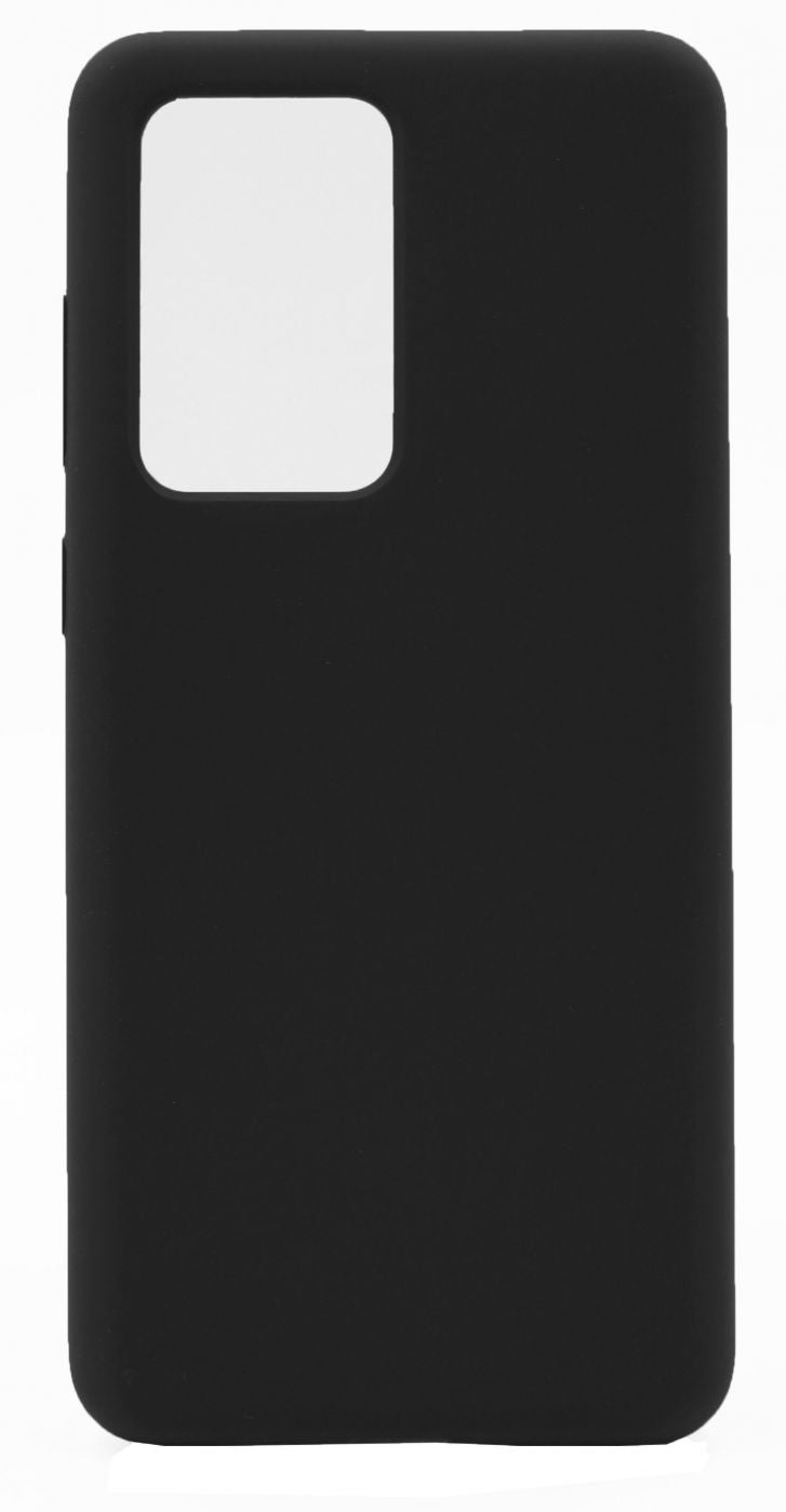 Back panel cover Evelatus Samsung Galaxy S20 Ultra Premium Soft Touch Silicone Case Black