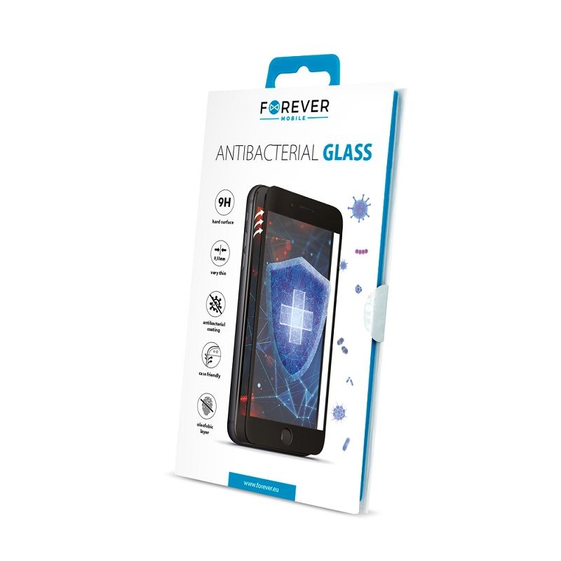 Protective glass Forever Apple iPhone  7plus/8 plus Antibacterial Tempered glass