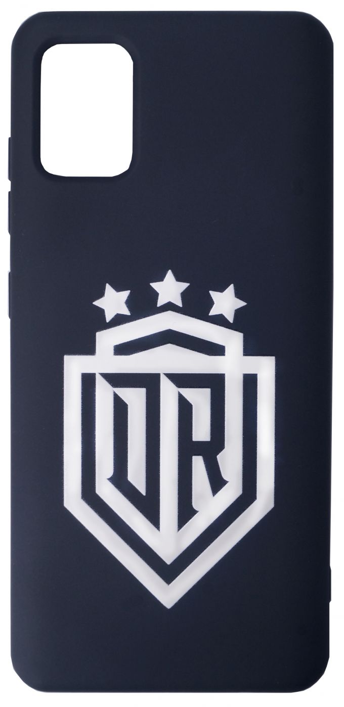 Back panel cover Evelatus Samsung A41 Soft Touch Silicone Case DR Logo N1 White Black
