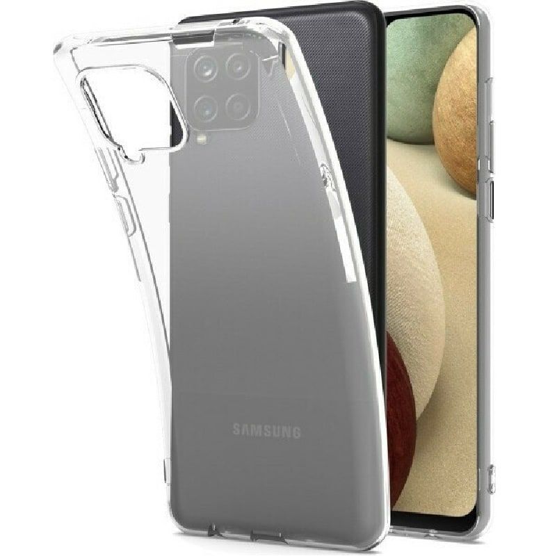 Back panel cover Evelatus Samsung Galaxy A12 / M12 Clear Silicone Case 1.5mm TPU Transparent