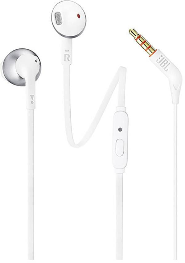 Wired headphones JBL  Tune 205 White