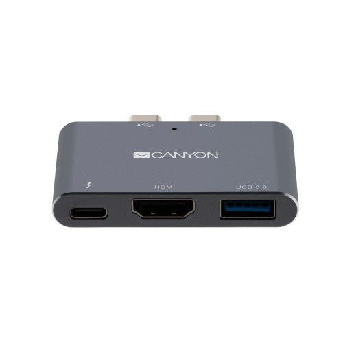 Converter Canyon  DS-1 Multiport Docking Station with 3 port Space Gray