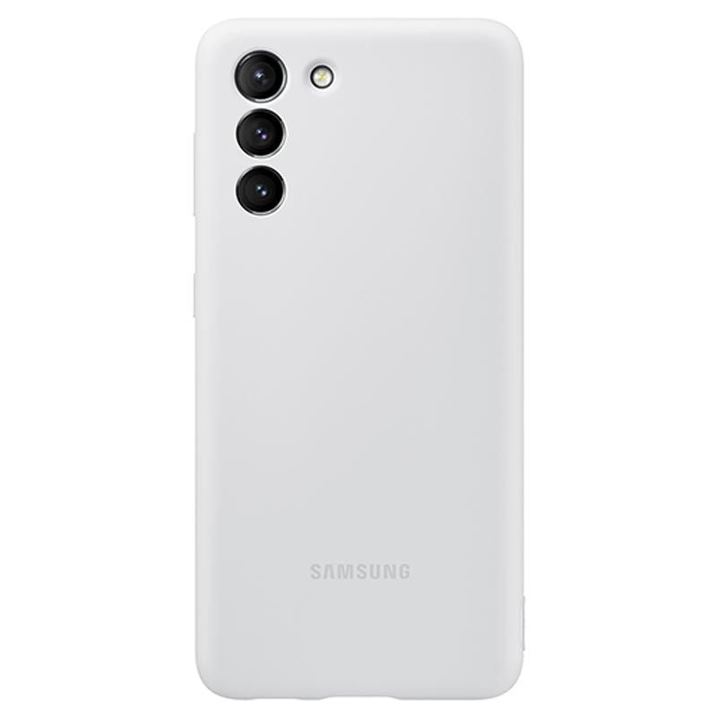 Back panel cover Samsung  Galaxy S21 Plus Silicone Cover Light Gray