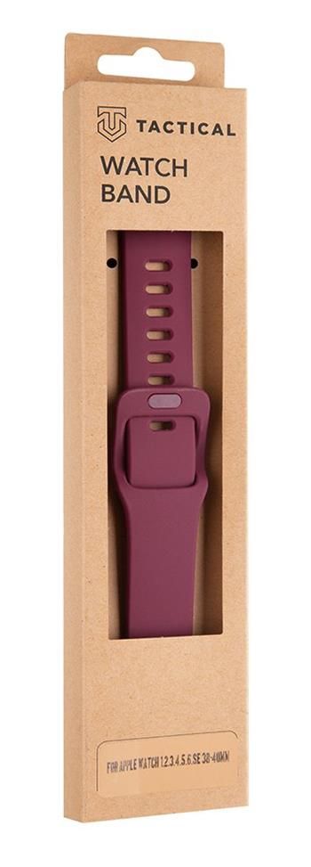 Strap Tactical Apple Watch 38mm / 40mm Silicone Band with Buckle Wine Red