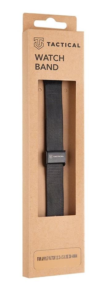 Strap Tactical Apple Watch 38mm / 40mm Loop Slim Stainless Steel Band Black