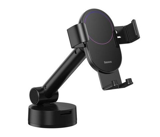 Automaatne hoidja Baseus  Gravity Car Mount Dashboard Windshield Phone Bracket Holder Black